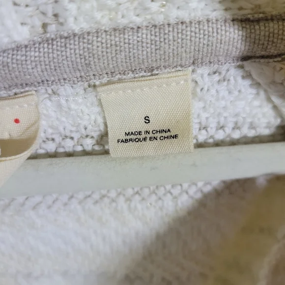 MOTH Anthropologie Mahalia Kimono Bell Sleeve Thick Neutral Cardigan, Size Small - Picture 3 of 10